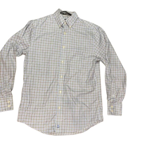 Nordstrom Other - Nordstrom Smartcare Wrinkle Free Shirt Blue Check Traditional Fit Men’s Small